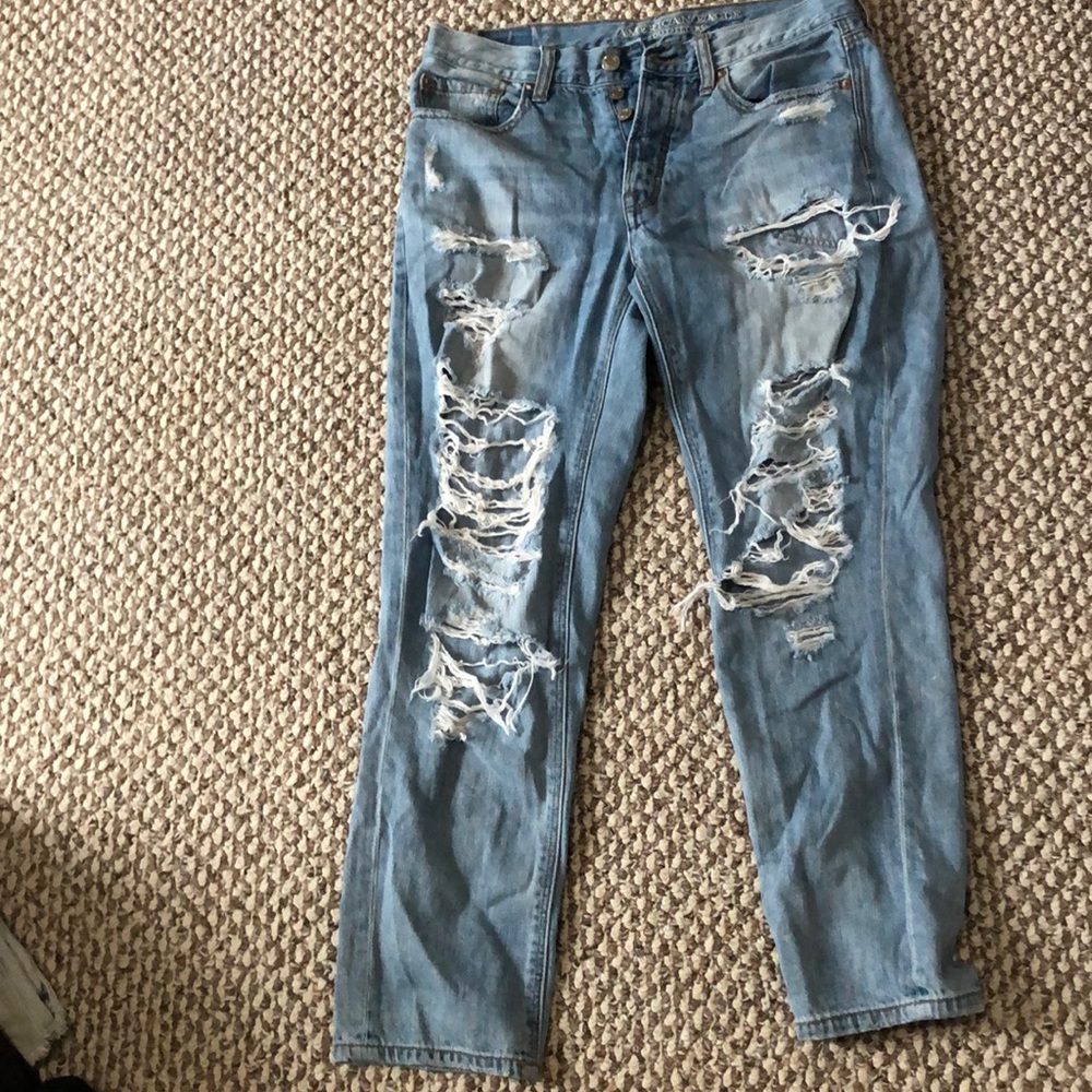 high rise jeans